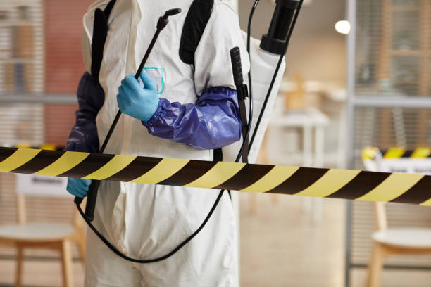 Professional Biohazard technician working in Falmouth, KY